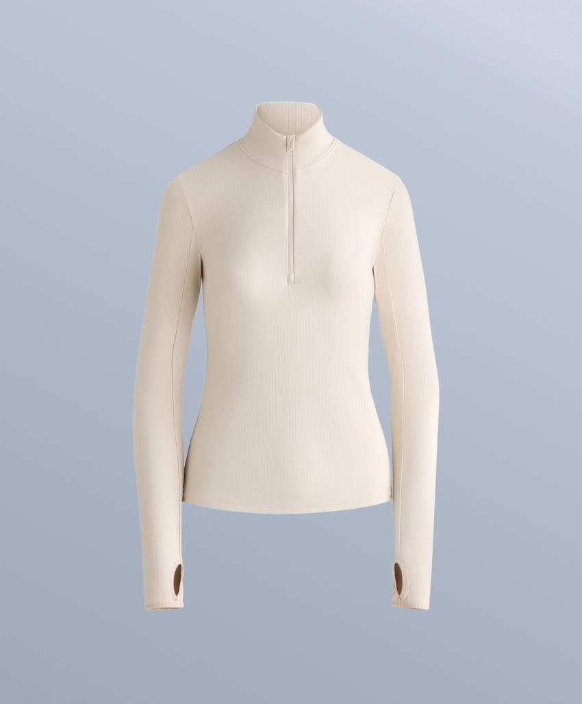 Thermal base layer rib T-shirt