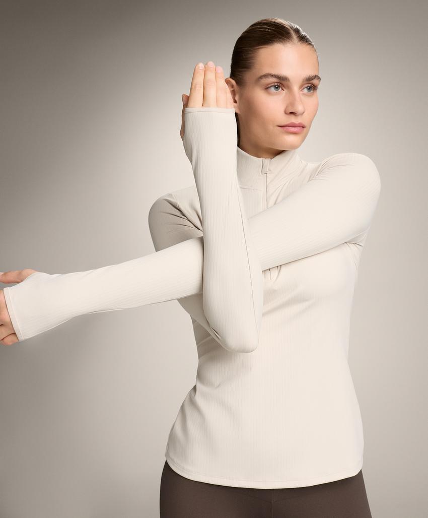 Thermal base layer rib T-shirt