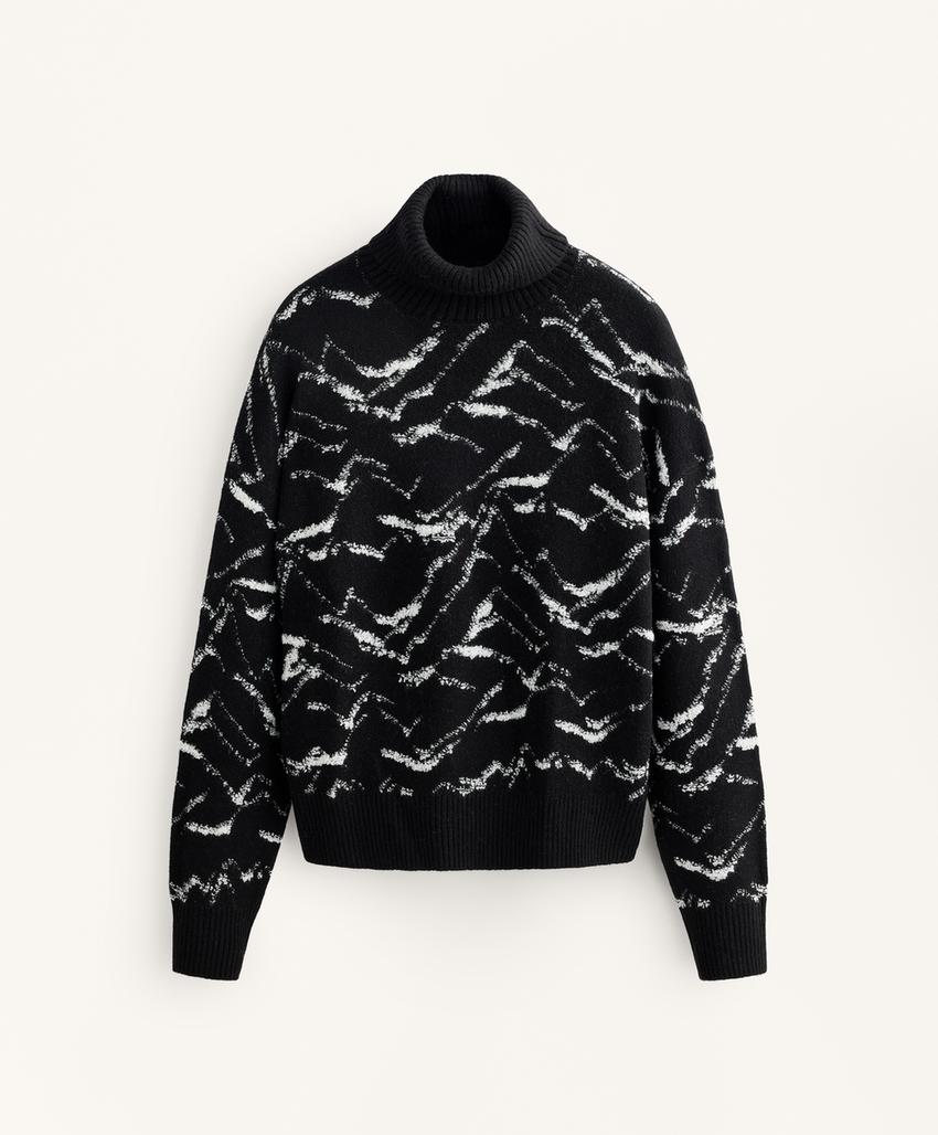 Джемпер горного вязания