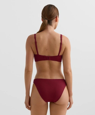 Топ бикини халтер из жаккардовой ткани в мелкую клетку- Заказать в России