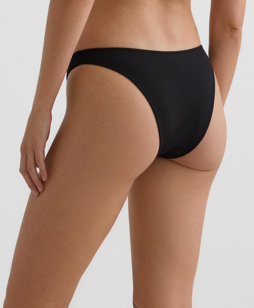 Плавки бикини средней посадки пике U-образной формы