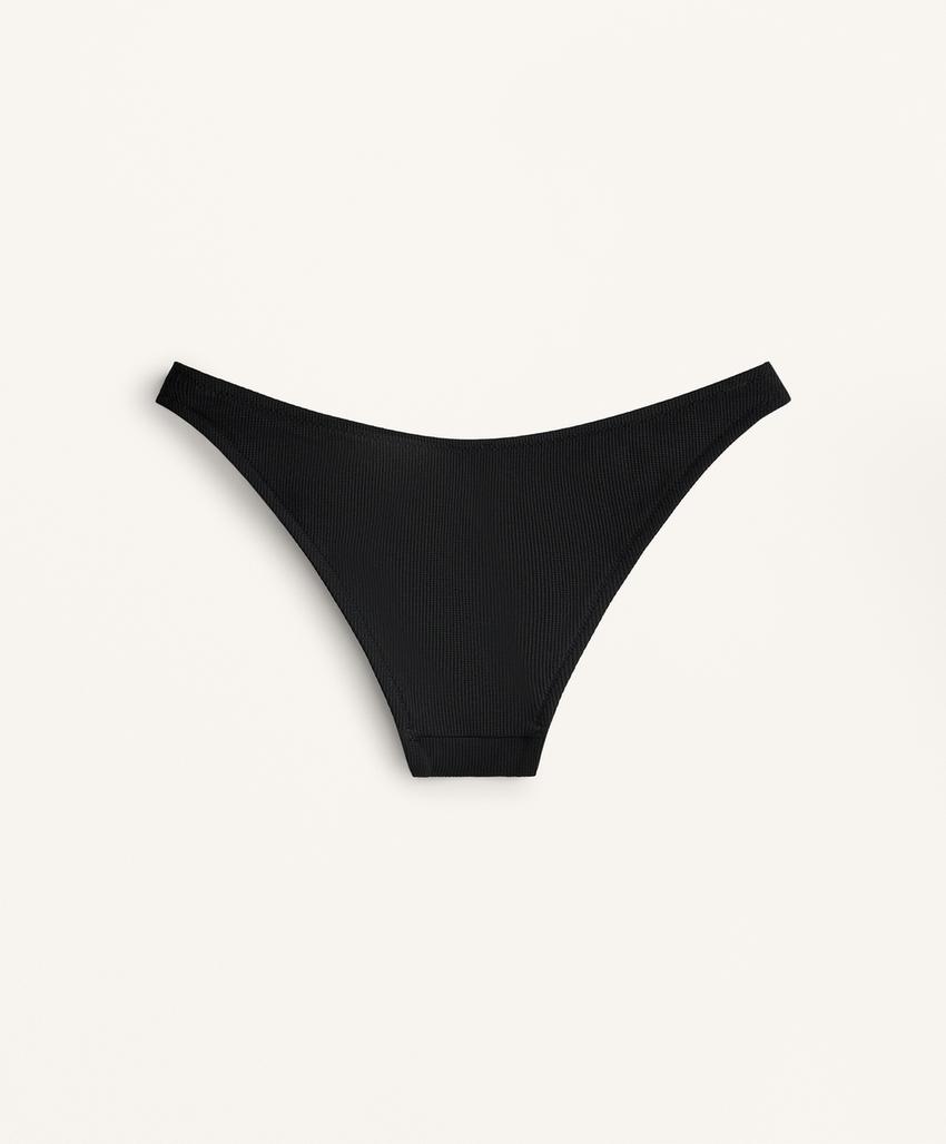 Плавки бикини средней посадки пике U-образной формы