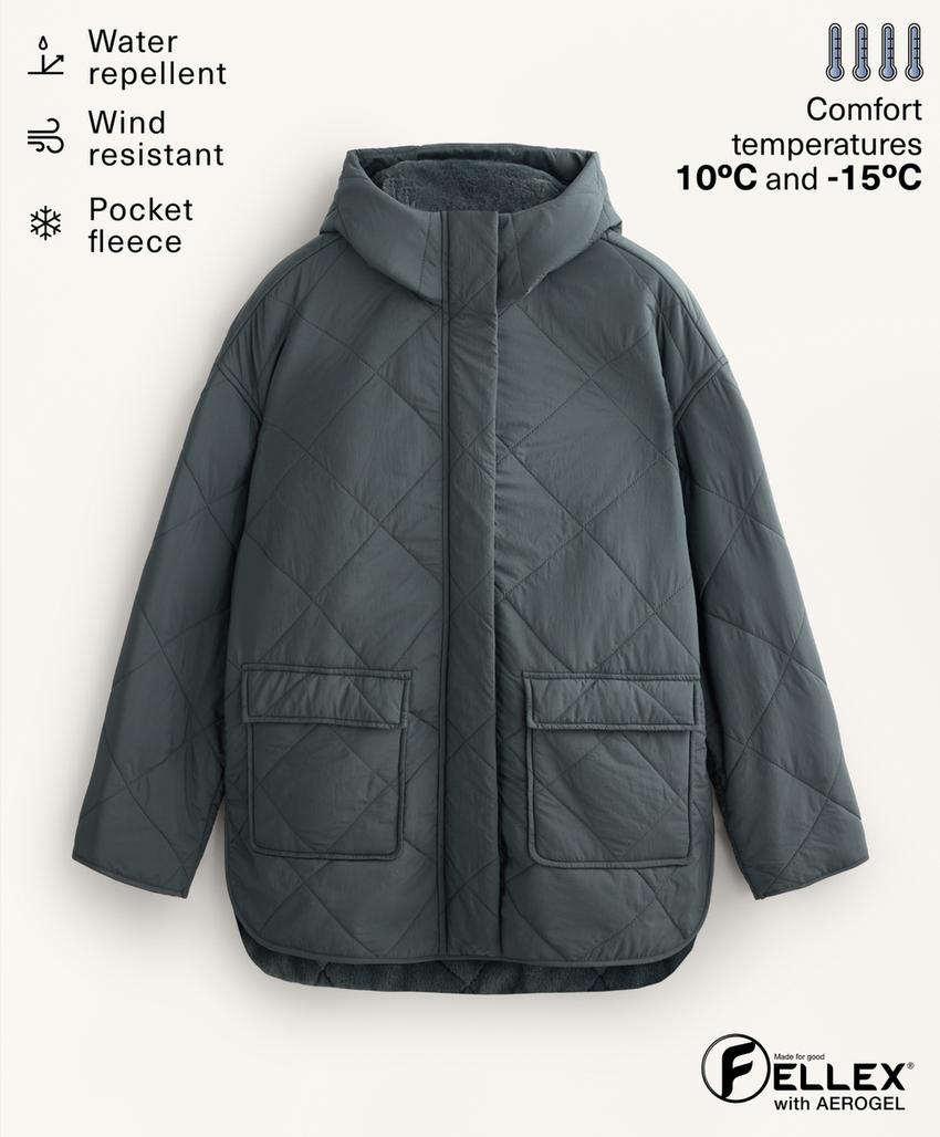 Стеганая куртка с водоотталкивающим покрытием fellex® aerogel