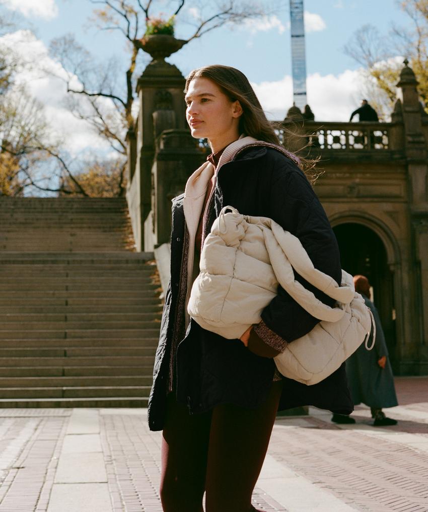 Сумка-шоппер с мягким наполнителем