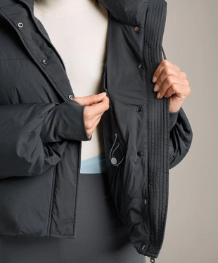 Короткая куртка с наполнителем из 100% пуха- Заказать в России