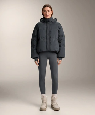 Короткая куртка с наполнителем из 100% пуха- Заказать в России