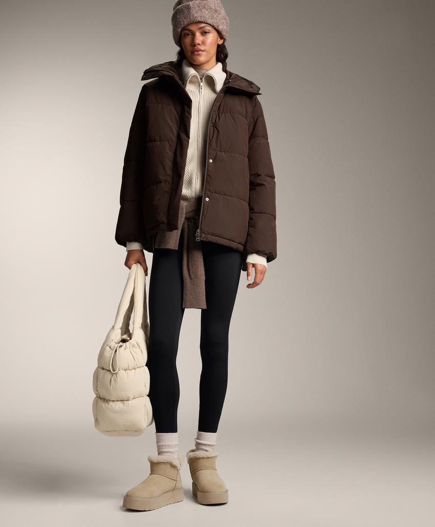 Утепленные легинсы длиной 70 см