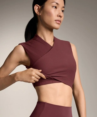 TANK TOP COMFORTLUX с перекрестным вырезом без рукавов- Заказать в России