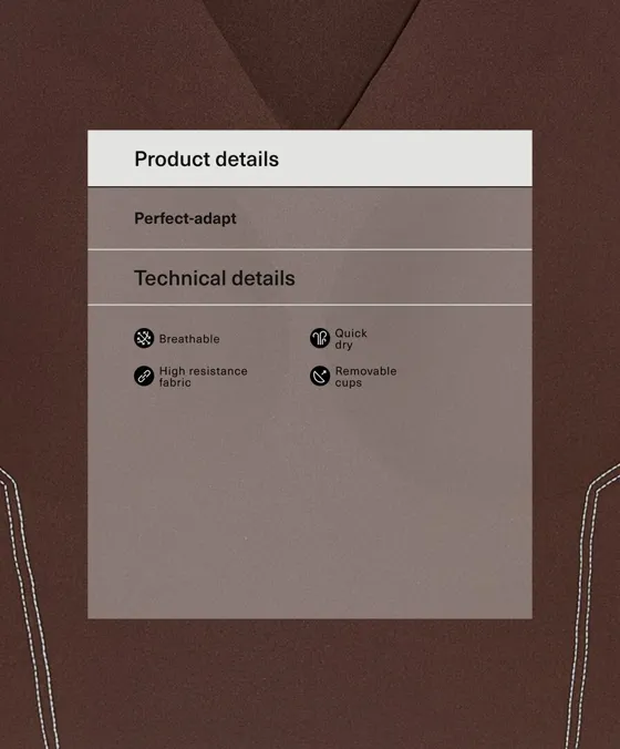 Майка Perfect-Adapt с декоративными швами