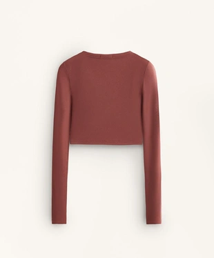 TANK TOP COMFORTLUX с перекрестными деталями и длинными рукавами- Заказать в России