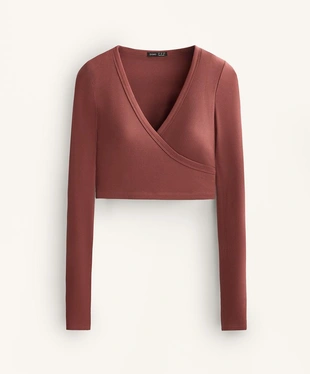 TANK TOP COMFORTLUX с перекрестными деталями и длинными рукавами- Заказать в России