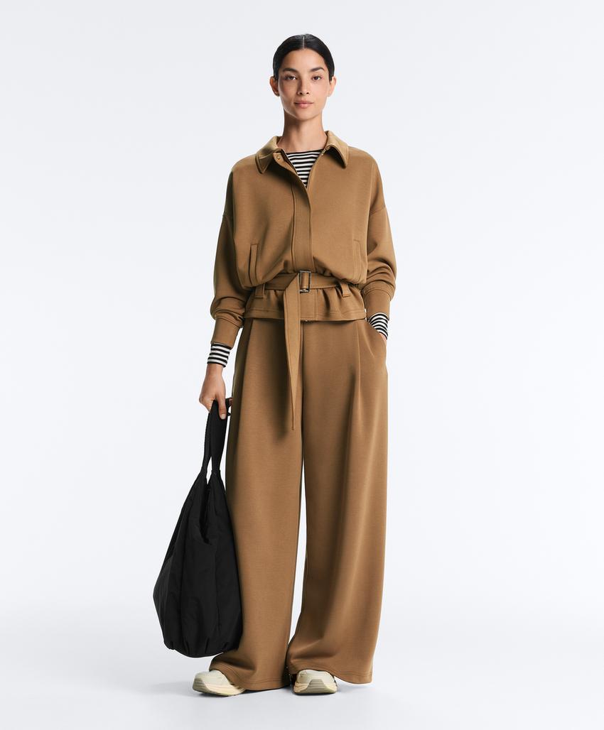 Куртка-utility с поясом из твила