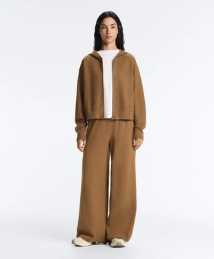 Вязаная куртка с капюшоном- Заказать в России