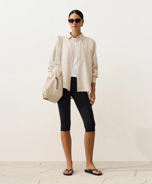 Рубашка RELAXED из 100% льна- Заказать в России