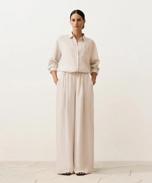 Рубашка RELAXED из 100% льна- Заказать в России