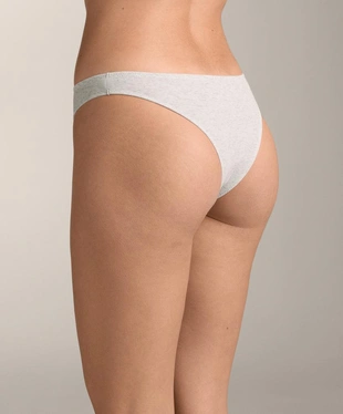 5 трусов бразильяна из смесового хлопка RIB и гладкие- Заказать в России