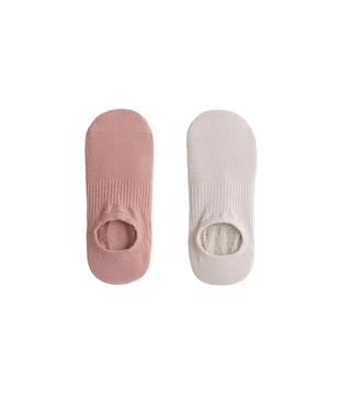 2 пары невидимых носков из смесового хлопка для йоги и пилатеса- Заказать в России