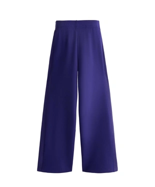 Прямые широкие брюки RIB из ворсового модала- Заказать в России