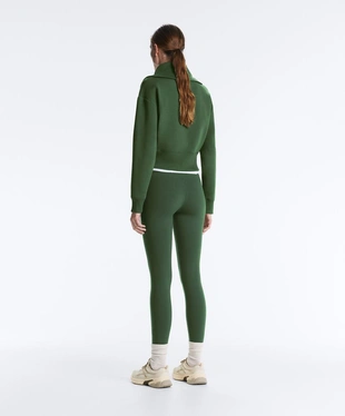 Куртка из смесового хлопка с высоким воротником- Заказать в России