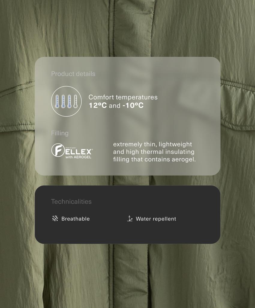 Водоотталкивающая куртка Balloon с наполнителем FELLEX® AEROGEL