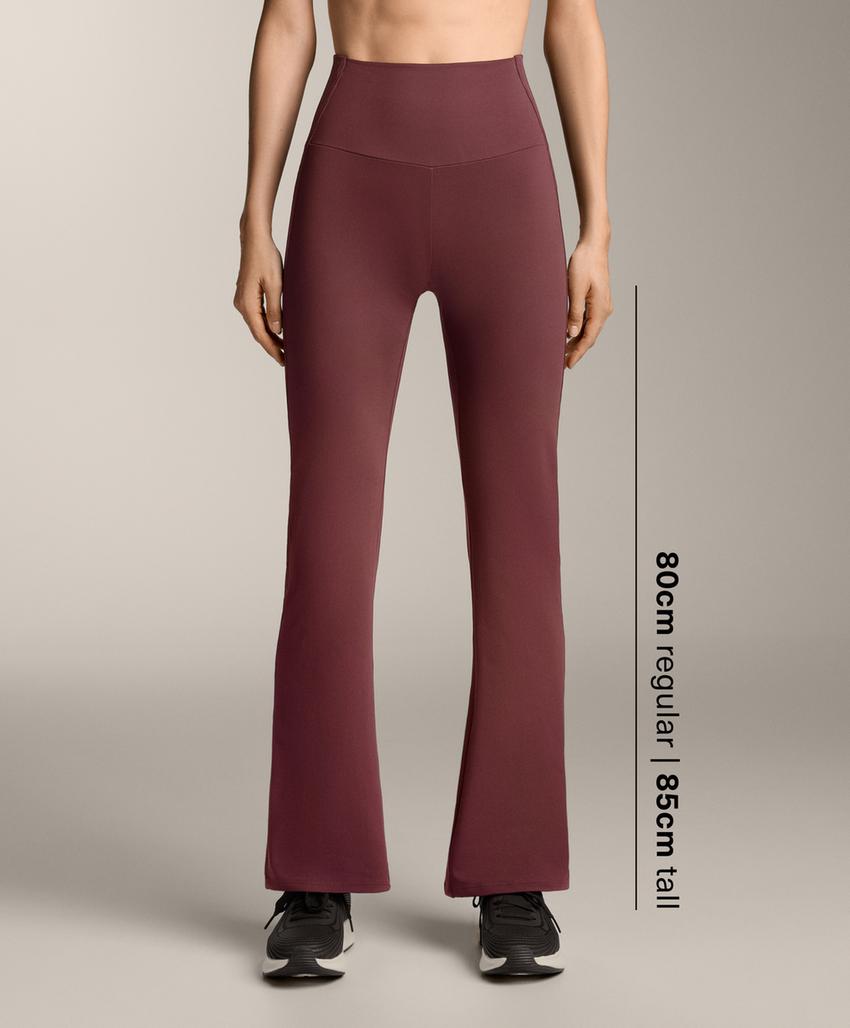 Брюки с высокой посадкой из ребристой ткани comfortlux