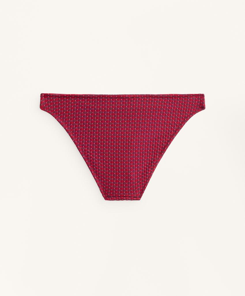 Классические плавки бикини с геометрическим жаккардовым узором