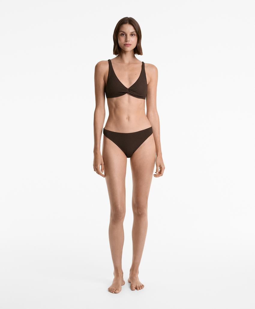 Топ бикини с завязками вокруг шеи