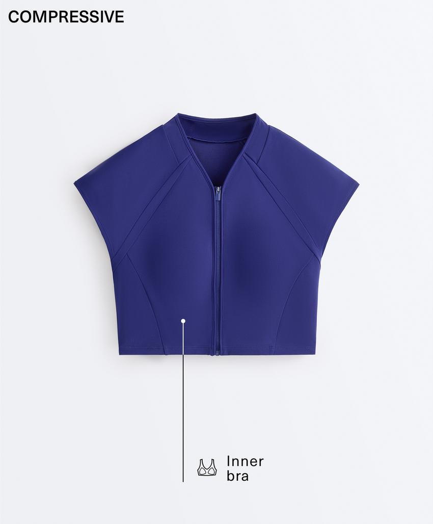 Майка - топ Compressive светоотражающий