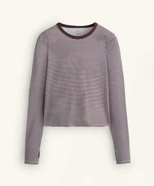 Лонгслив в полоску из высокотехнологичной ткани- Заказать в России