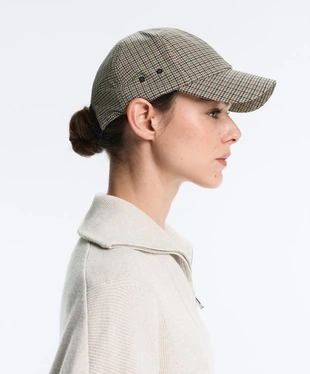 Кепка с принтом «гусиная лапка»- Заказать в России