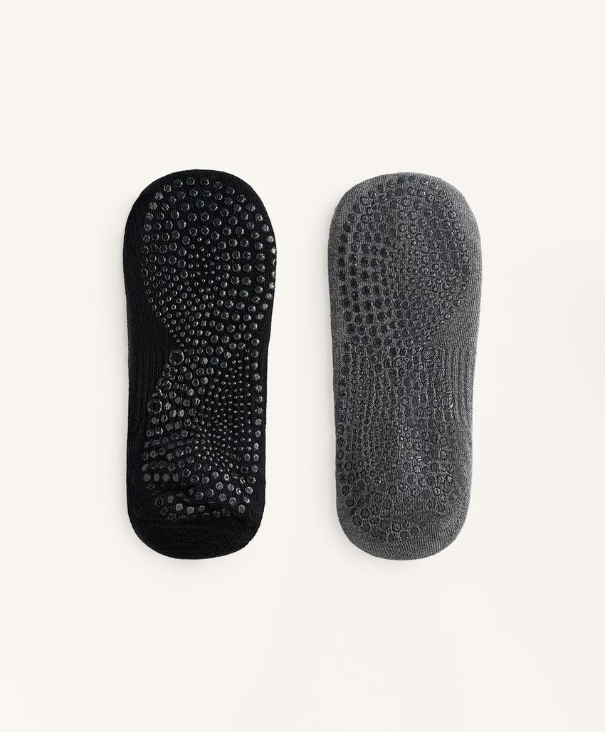 2 пары носков из смесового хлопка для йоги и пилатеса