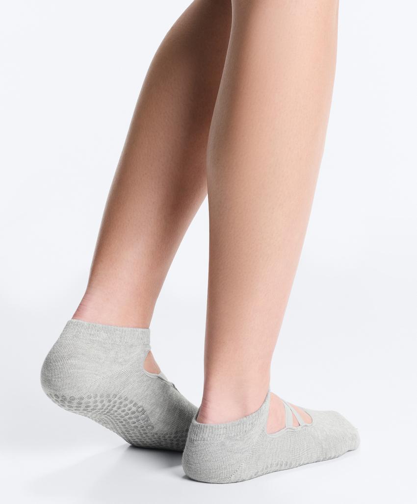 2 пары носков из смесового хлопка с резинками для йоги и пилатеса