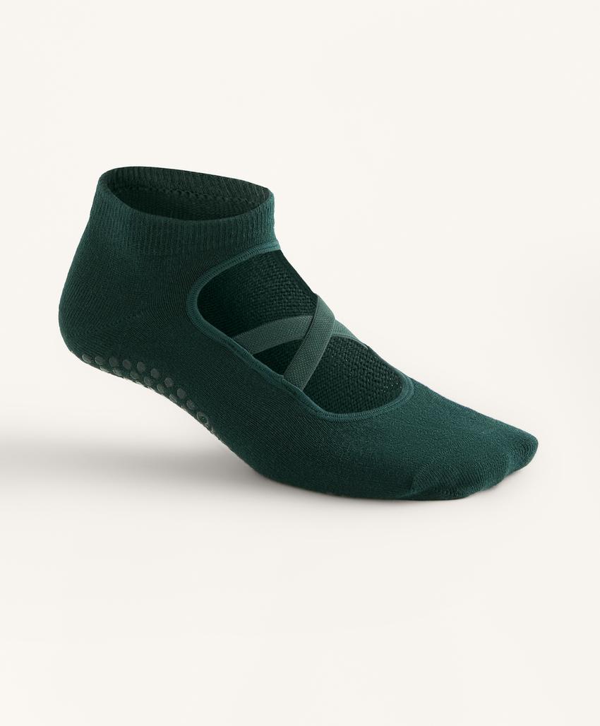 2 пары носков из смесового хлопка с резинками для йоги и пилатеса