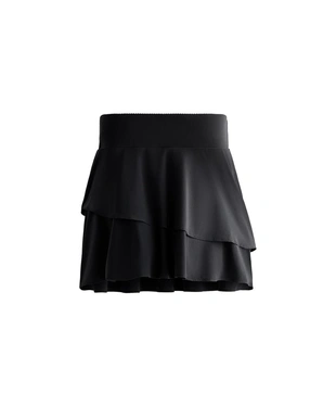 Короткая юбка с оборками- Заказать в России