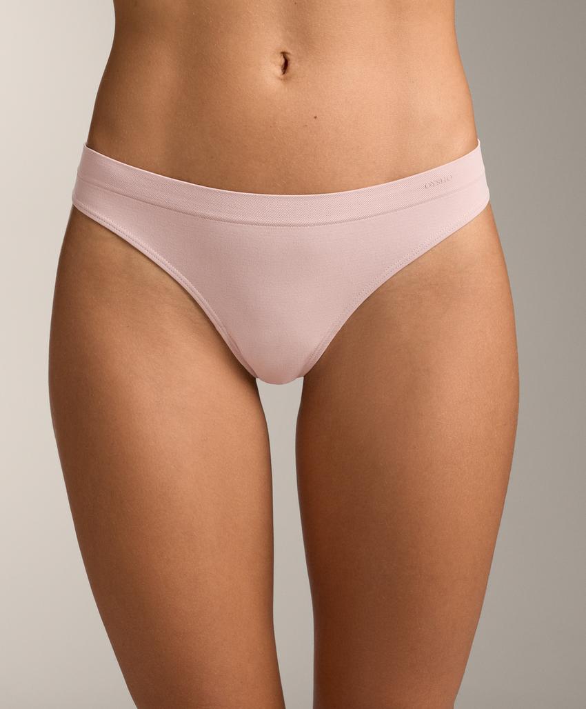 5 бесшовных трусов танга Seamless из мягкой ткани