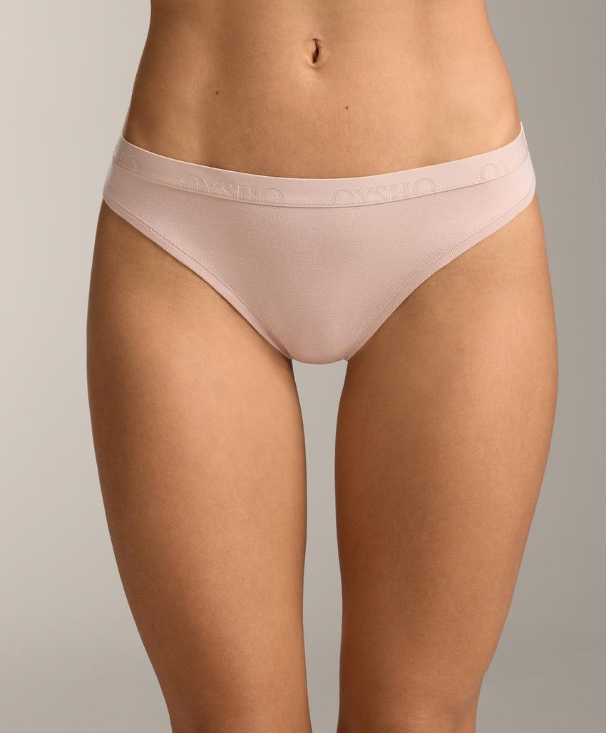 3 трусов бразильяна из смесового хлопка с логотипом