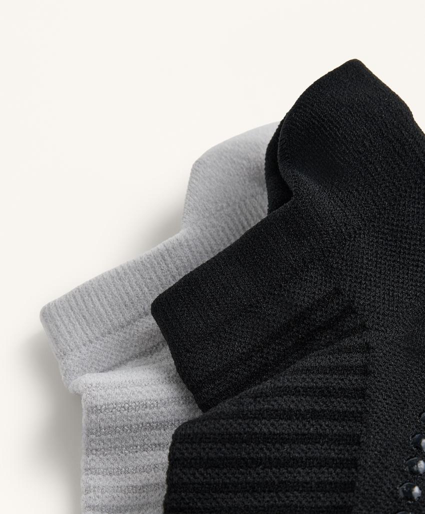 2 пары носков-сникеров из смесового полиамида для йоги и пилатеса