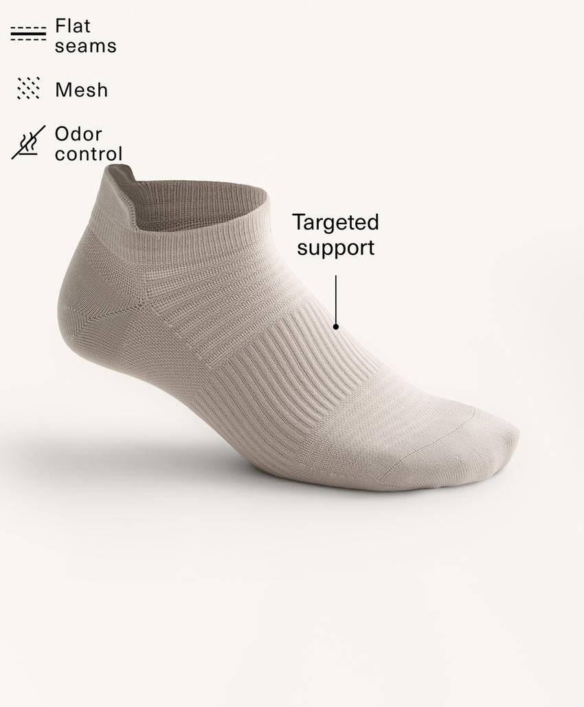 3 пары носков-Sneaker с язычком на пятке из смесового полиамида