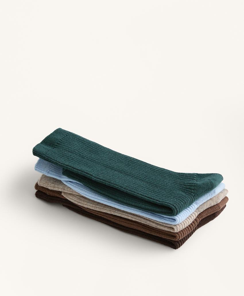 5 пар классических носков с хлопком