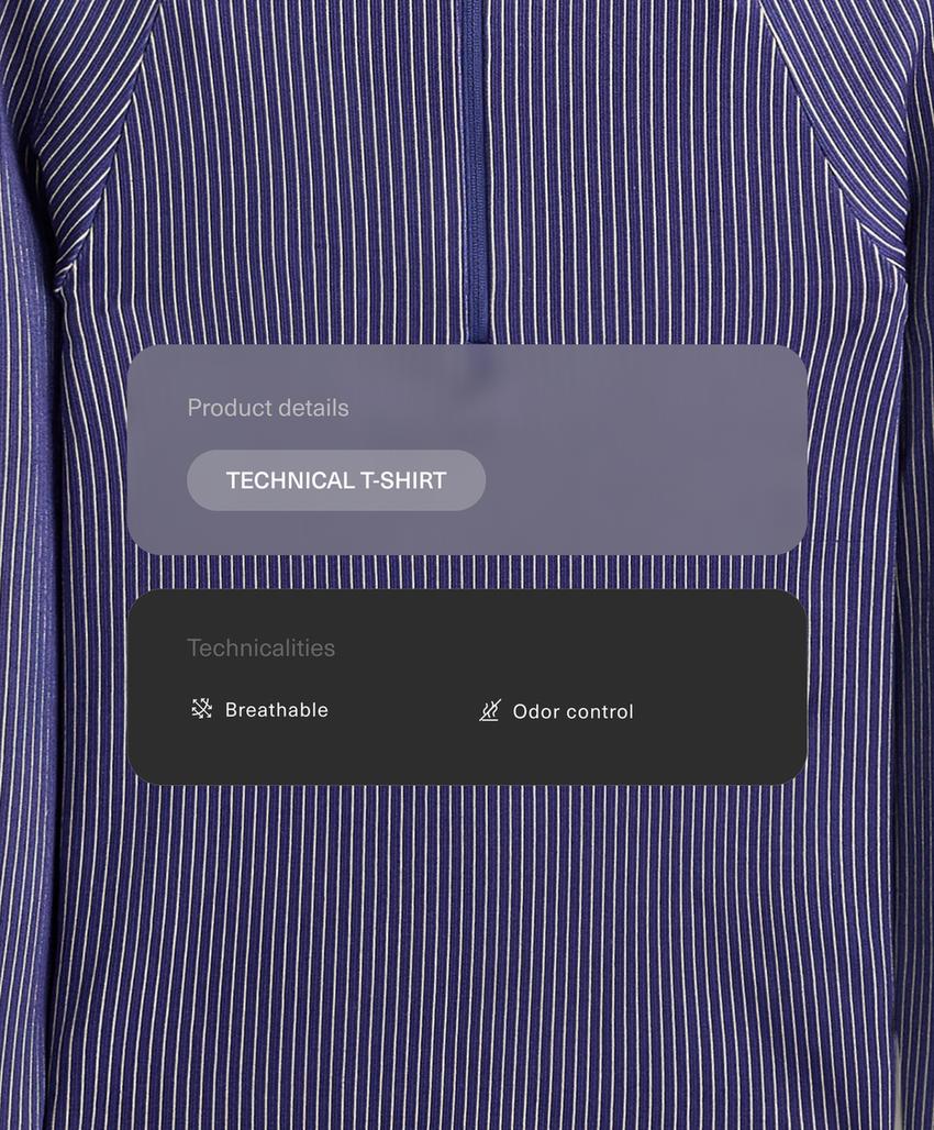 Лонгслив из высокотехнологичной ткани