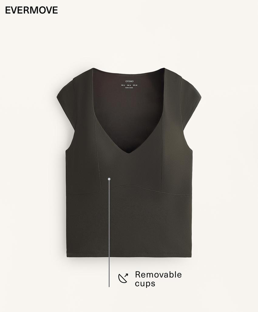 Tank top Evermove с коротким рукавом