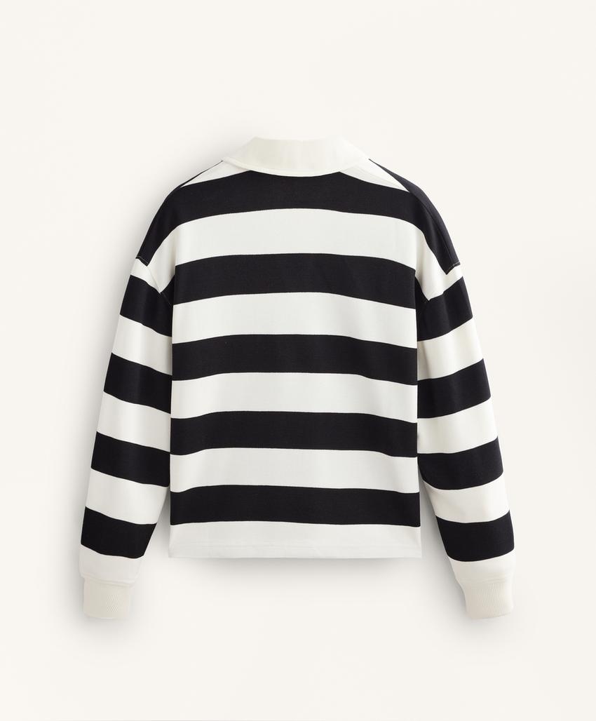 Поло из полотна с набивным узором из хлопка