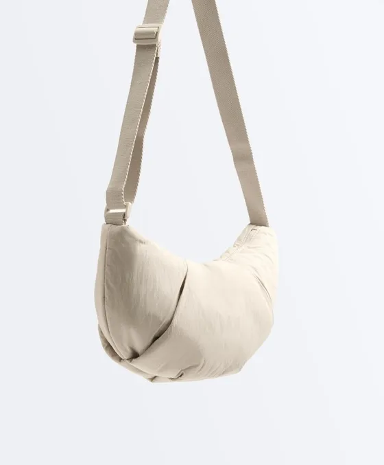 Стеганая мини-сумка с плечевым ремнем