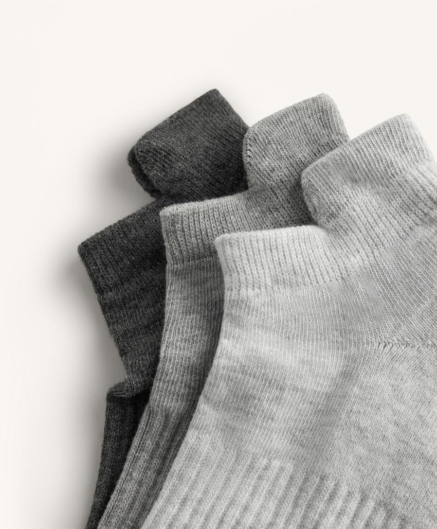 3 пары спортивных носков-Sneaker с язычком из смесового хлопка