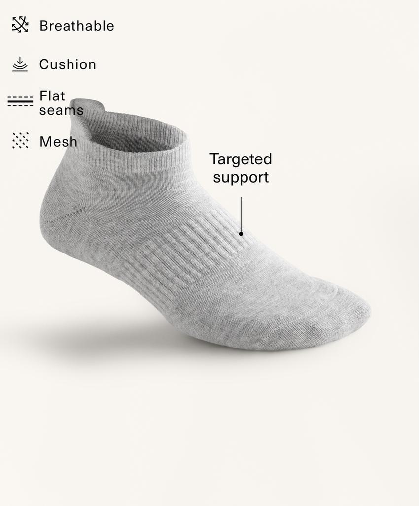 3 пары спортивных носков-Sneaker с язычком из смесового хлопка