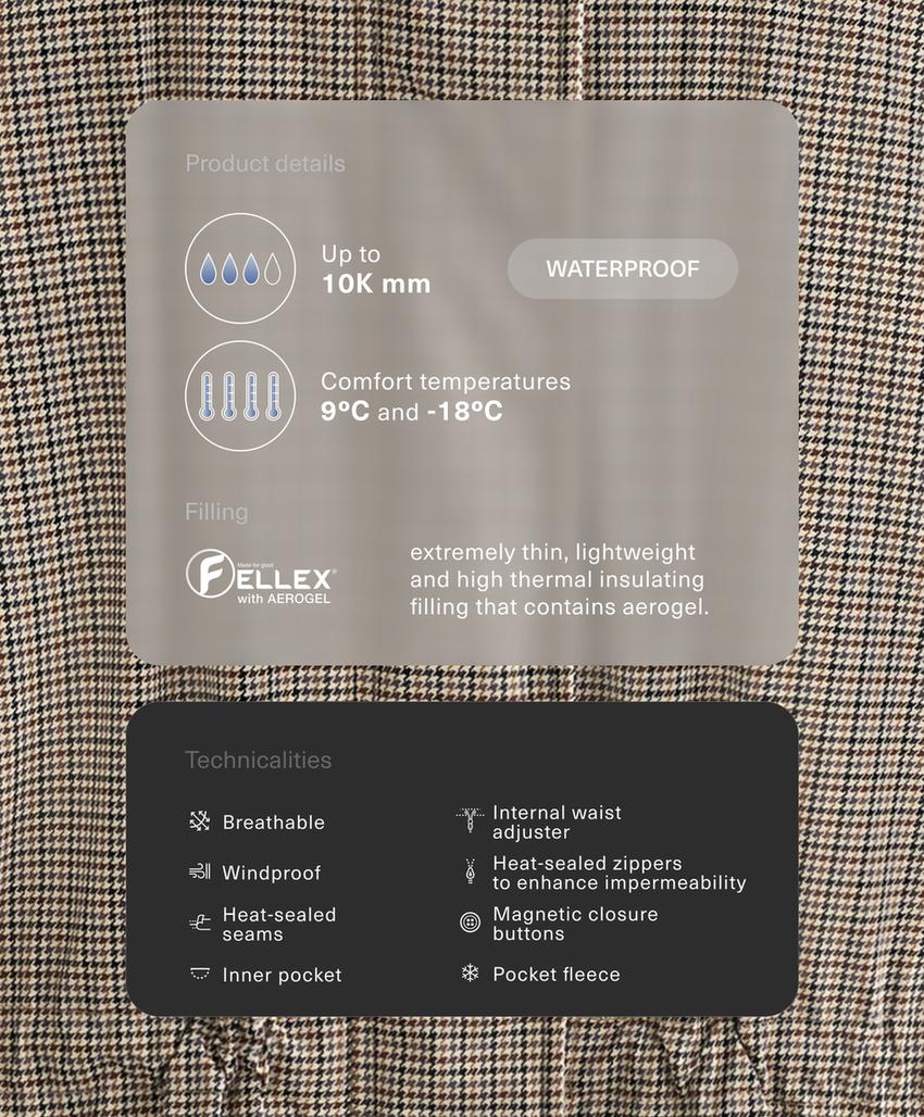 Куртка с утеплителем fellex® aerogel 10k водонепроницаемая