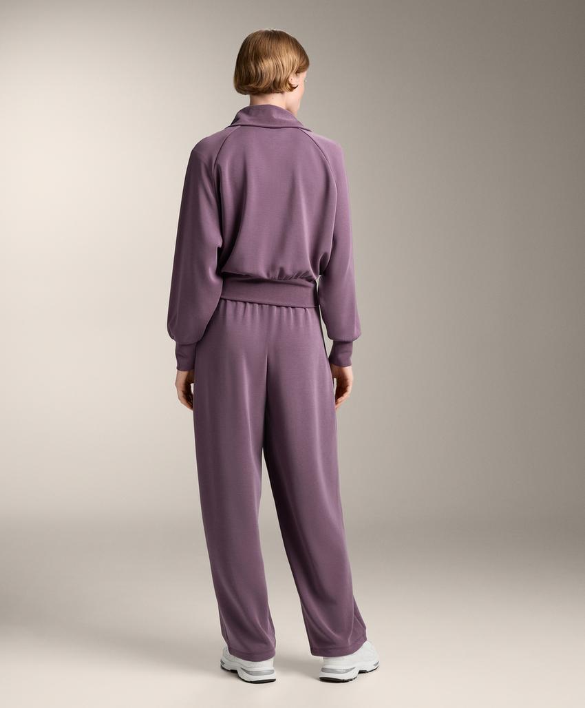 Пиджак с высоким воротником и приталенной талией из мягкой модальной ткани