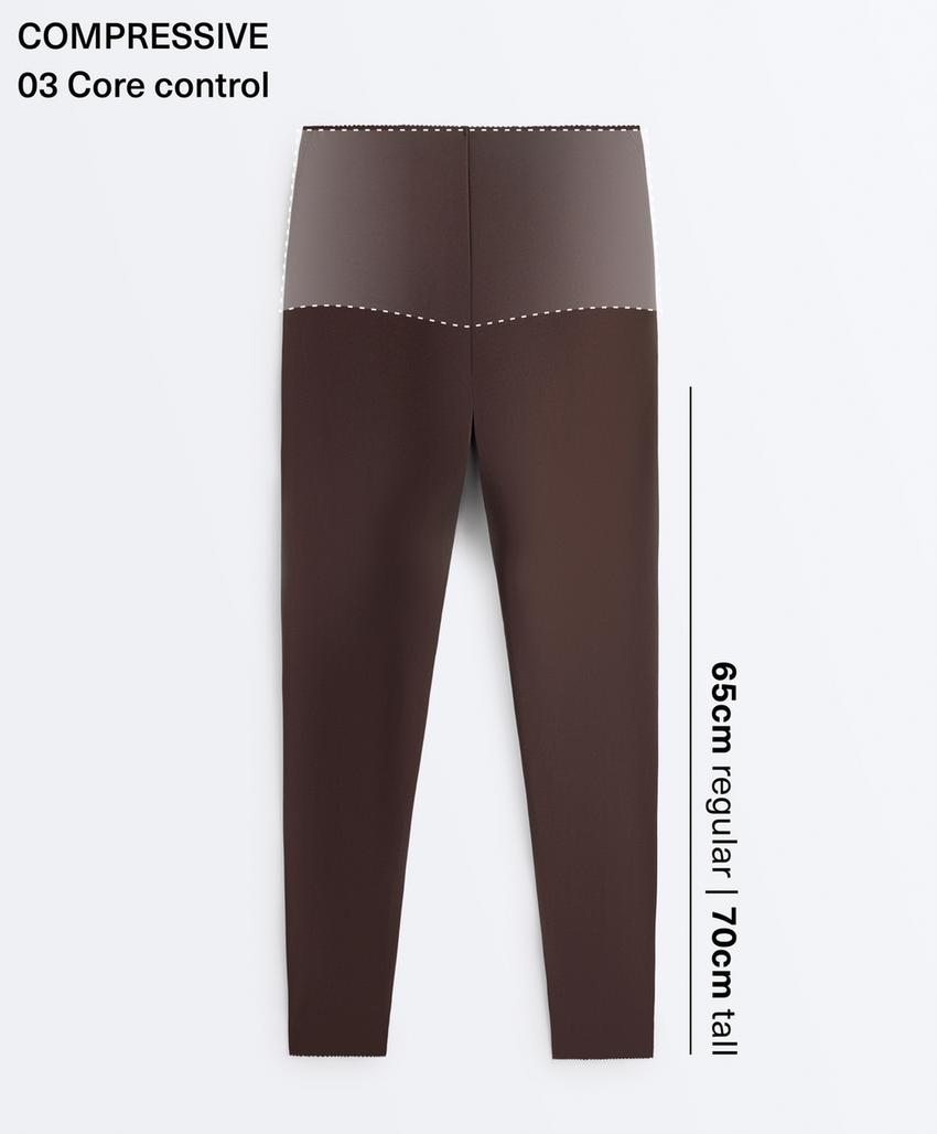 Леггинсы с высокой посадкой и корректирующим эффектом core-control до щиколотки