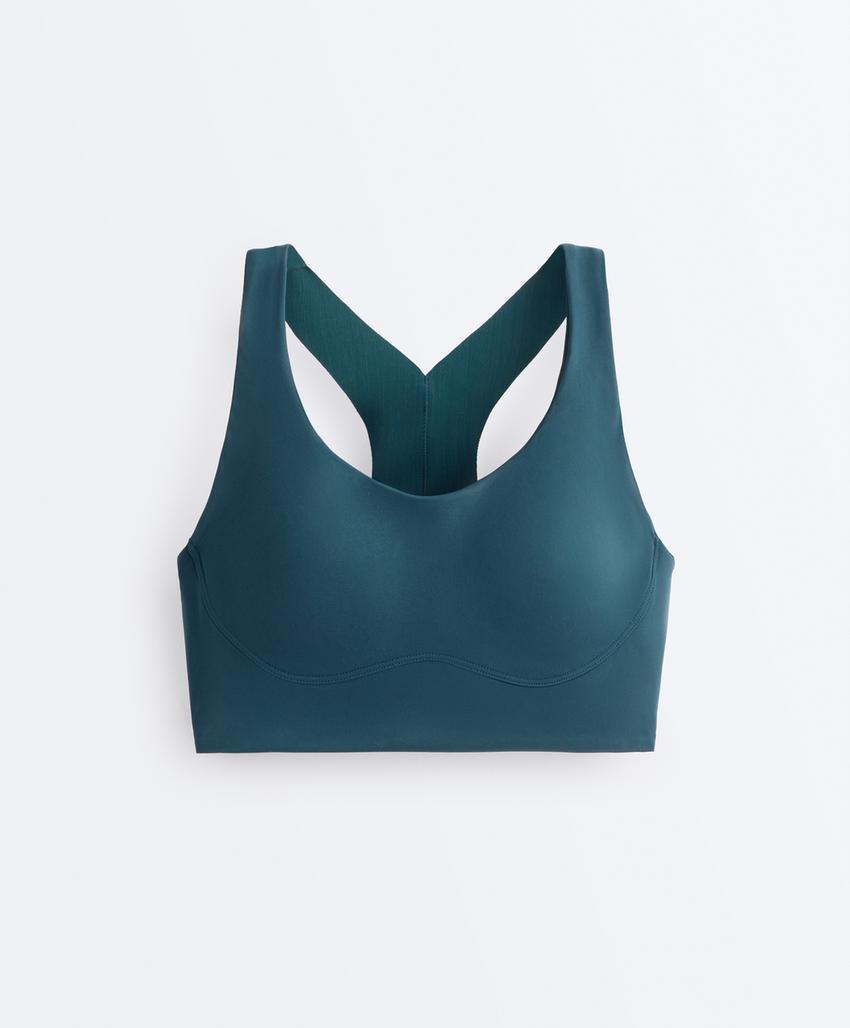 Спортивный бюстгальтер средней поддержки с чашечками