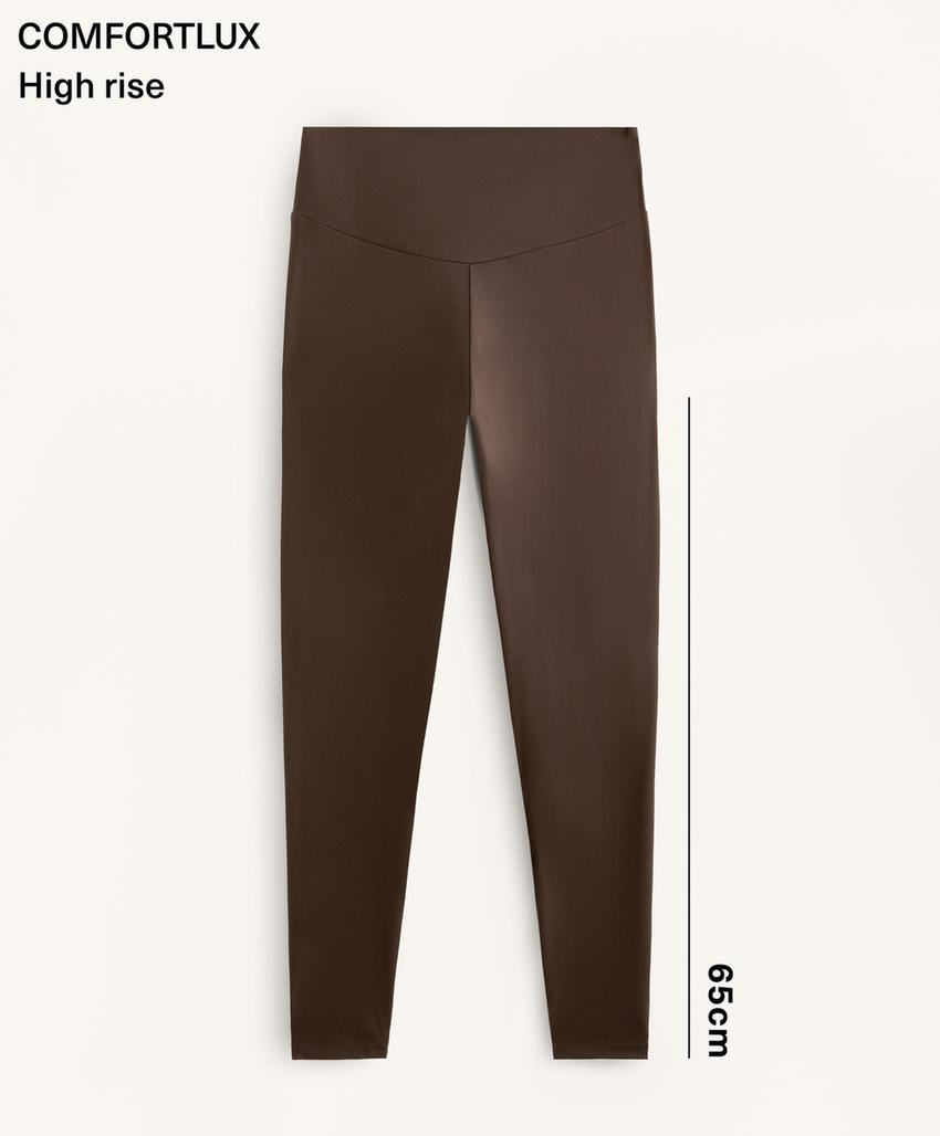 Леггинсы с высокой посадкой длиной до щиколотки comfortlux